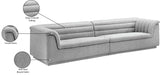 Cascade Modular Sofa - Elegant Curved Design with Deep Channel Tufting for Ultimate Comfort and Style