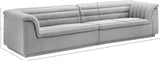 Cascade Modular Sofa - Elegant Curved Design with Deep Channel Tufting for Ultimate Comfort and Style