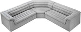 Cascade Modular Sectional - Sleek Curved Arms & Deep Channel Tufting for Ultimate Comfort & Style