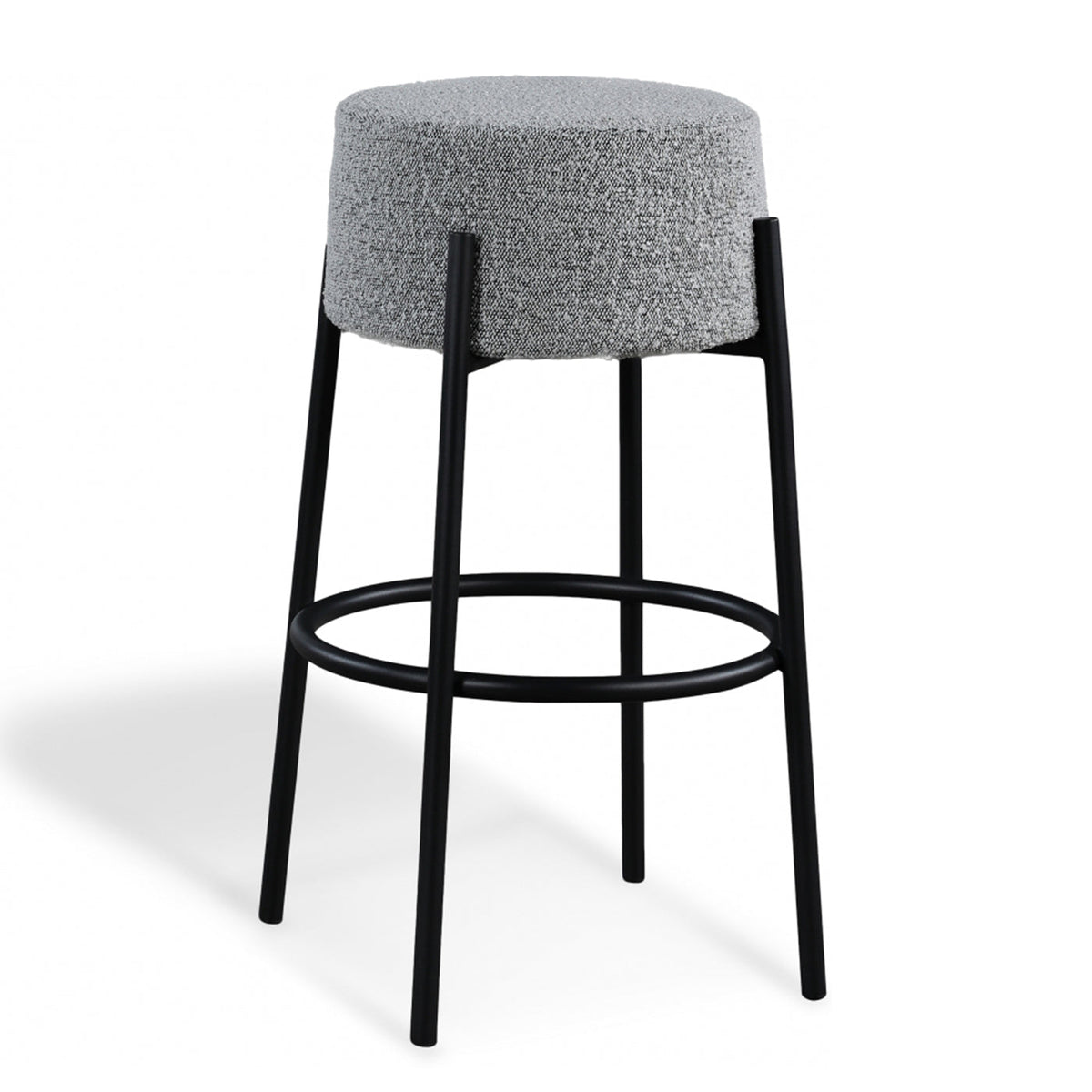 Avalon Boucle Fabric Bar Stool