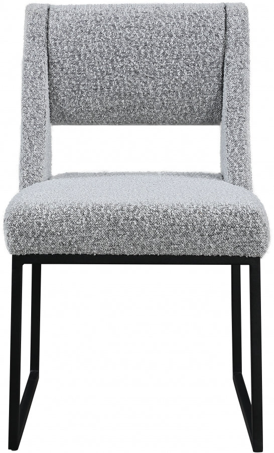 Jayce Boucle Fabric Dining Chair