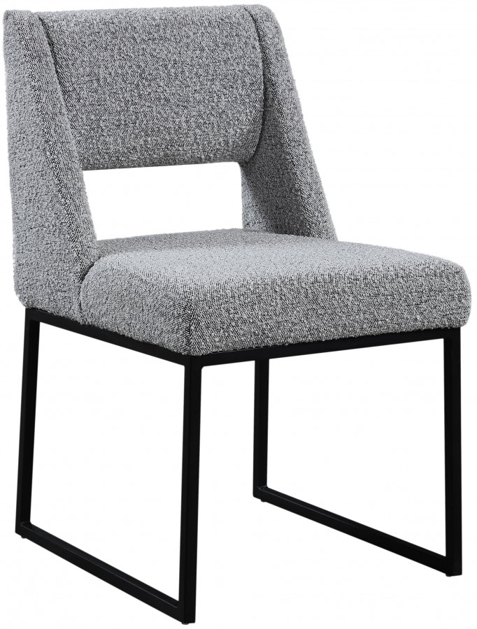 Jayce Boucle Fabric Dining Chair