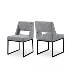 Jayce Boucle Fabric Dining Chair