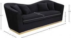 Arabella Velvet Sofa