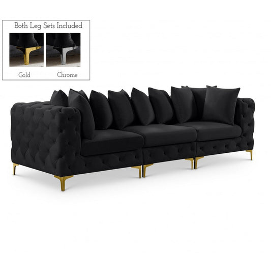 Tremblay 108" Velvet Modular Sofa