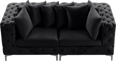 Tremblay 78" Velvet Modular Sofa