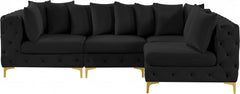 Tremblay Velvet Modular Sectional