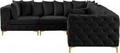 Tremblay Velvet Modular Sectional