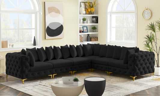 Tremblay Velvet Modular Sectional