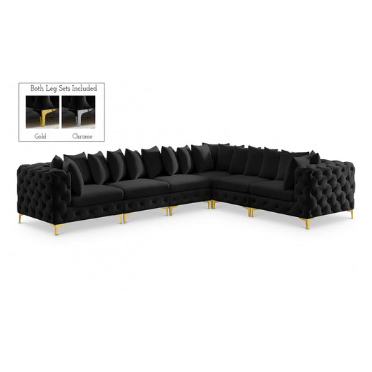 Tremblay Velvet Modular Sectional