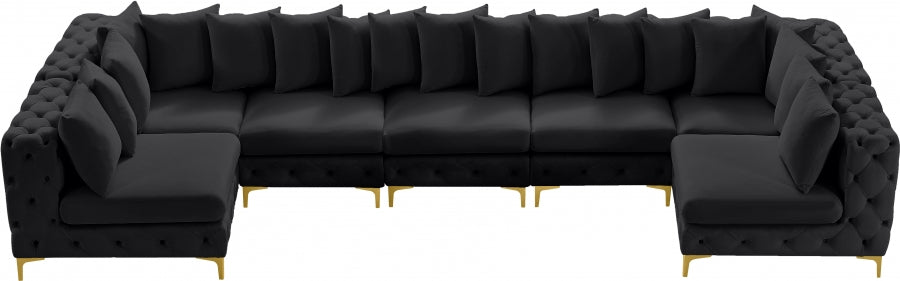 Tremblay Velvet Modular Sectional