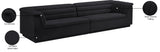 Cascade Modular Sofa - Elegant Curved Design with Deep Channel Tufting for Ultimate Comfort and Style