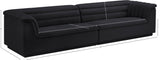 Cascade Modular Sofa - Elegant Curved Design with Deep Channel Tufting for Ultimate Comfort and Style