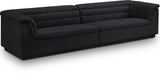 Cascade Modular Sofa - Elegant Curved Design with Deep Channel Tufting for Ultimate Comfort and Style