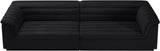 Cascade Modular Sofa - Elegant Curved Design with Deep Channel Tufting for Ultimate Comfort and Style