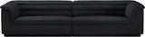 Cascade Modular Sofa - Elegant Curved Design with Deep Channel Tufting for Ultimate Comfort and Style