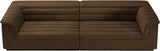 Cascade Modular Sofa - Elegant Curved Design with Deep Channel Tufting for Ultimate Comfort and Style