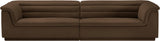 Cascade Modular Sofa - Elegant Curved Design with Deep Channel Tufting for Ultimate Comfort and Style