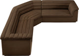 Cascade Modular Sectional - Sleek Curved Arms & Deep Channel Tufting for Ultimate Comfort & Style