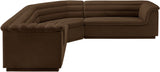 Cascade Modular Sectional - Sleek Curved Arms & Deep Channel Tufting for Ultimate Comfort & Style
