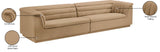 Cascade Modular Sofa - Elegant Curved Design with Deep Channel Tufting for Ultimate Comfort and Style