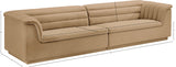 Cascade Modular Sofa - Elegant Curved Design with Deep Channel Tufting for Ultimate Comfort and Style