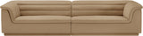 Cascade Modular Sofa - Elegant Curved Design with Deep Channel Tufting for Ultimate Comfort and Style