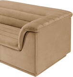 Cascade Modular Sofa - Elegant Curved Design with Deep Channel Tufting for Ultimate Comfort and Style