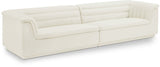 Cascade Modular Sofa - Elegant Curved Design with Deep Channel Tufting for Ultimate Comfort and Style