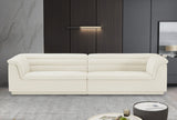 Cascade Modular Sofa - Elegant Curved Design with Deep Channel Tufting for Ultimate Comfort and Style