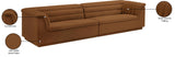 Cascade Modular Sofa - Elegant Curved Design with Deep Channel Tufting for Ultimate Comfort and Style