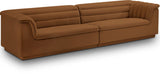Cascade Modular Sofa - Elegant Curved Design with Deep Channel Tufting for Ultimate Comfort and Style