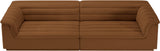 Cascade Modular Sofa - Elegant Curved Design with Deep Channel Tufting for Ultimate Comfort and Style