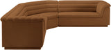 Cascade Modular Sectional - Sleek Curved Arms & Deep Channel Tufting for Ultimate Comfort & Style