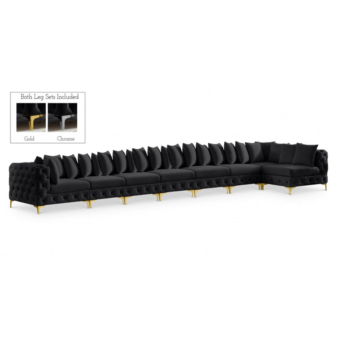 Tremblay Velvet Modular Sectional