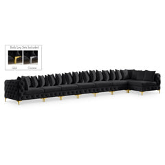 Tremblay Velvet Modular Sectional