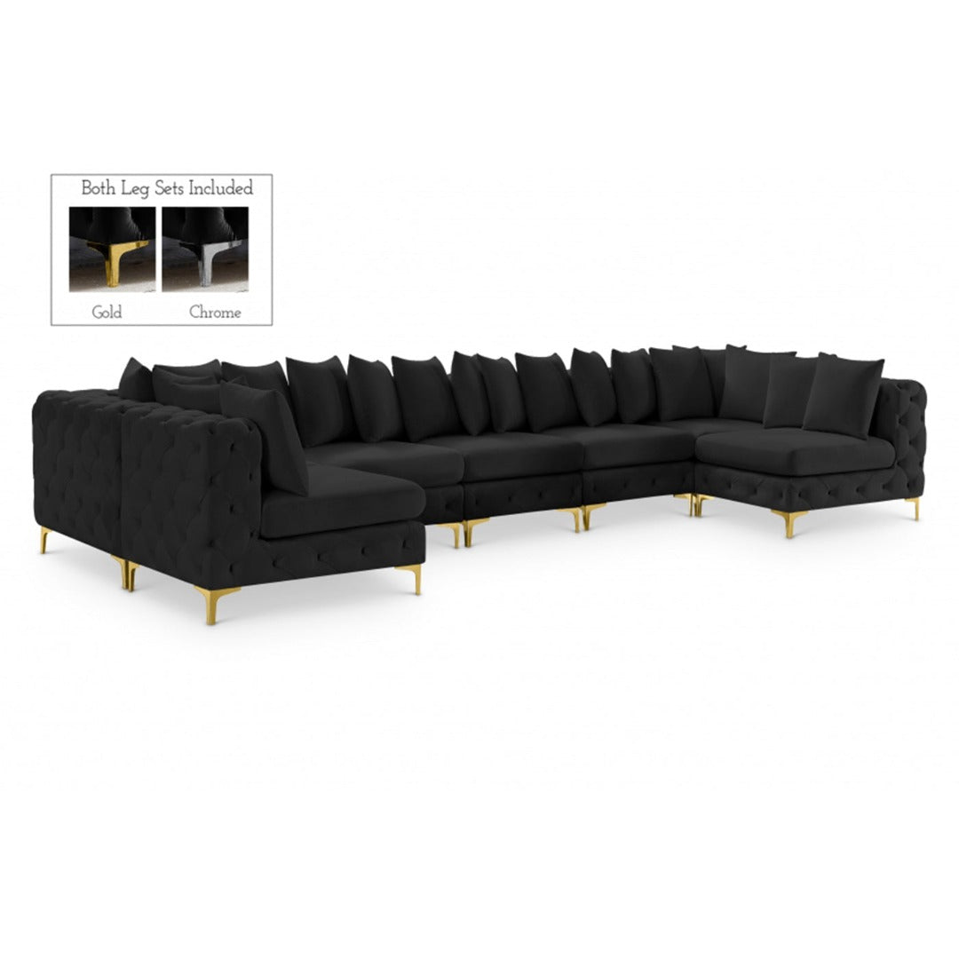 Tremblay Velvet Modular Sectional