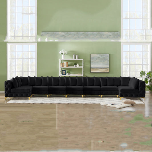 Tremblay Velvet Modular Sectional