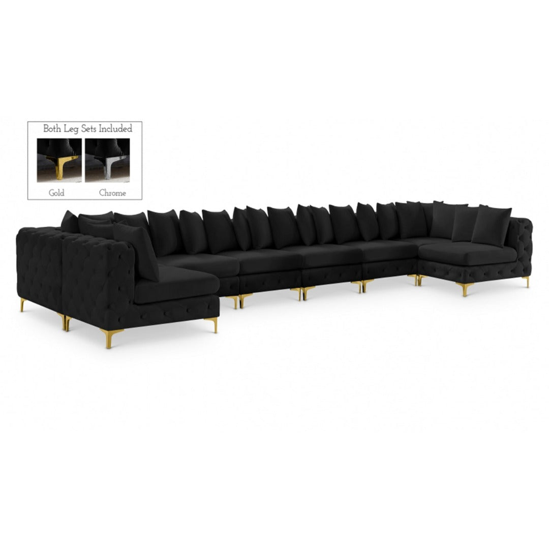 Tremblay Velvet Modular Sectional