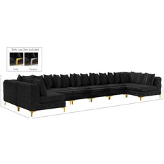 Tremblay Velvet Modular Sectional