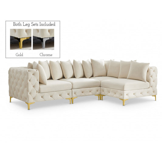 Tremblay Velvet Modular Sectional