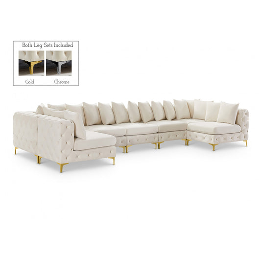 Tremblay Velvet Modular Sectional