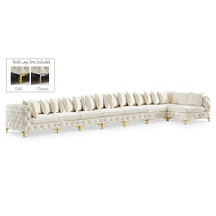 Tremblay Velvet Modular Sectional