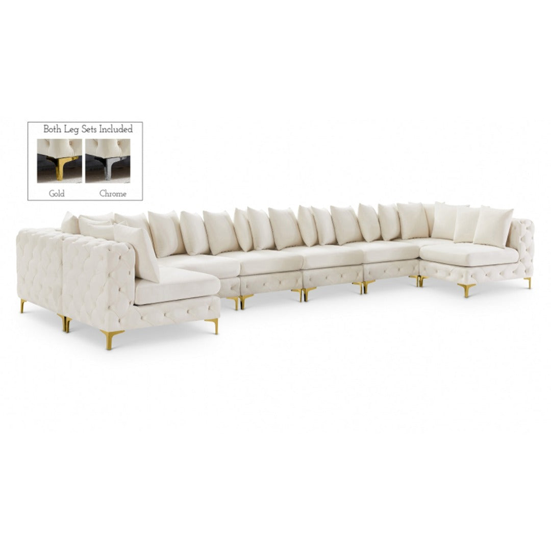 Tremblay Velvet Modular Sectional