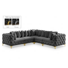 Tremblay Velvet Modular Sectional