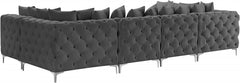 Tremblay Velvet Modular Sectional