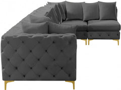 Tremblay Velvet Modular Sectional