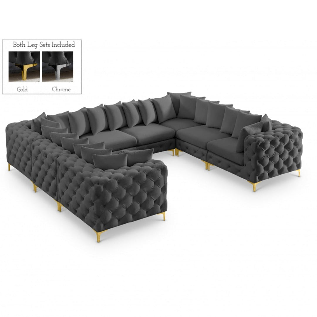 Tremblay Velvet Modular Sectional