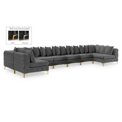 Tremblay Velvet Modular Sectional