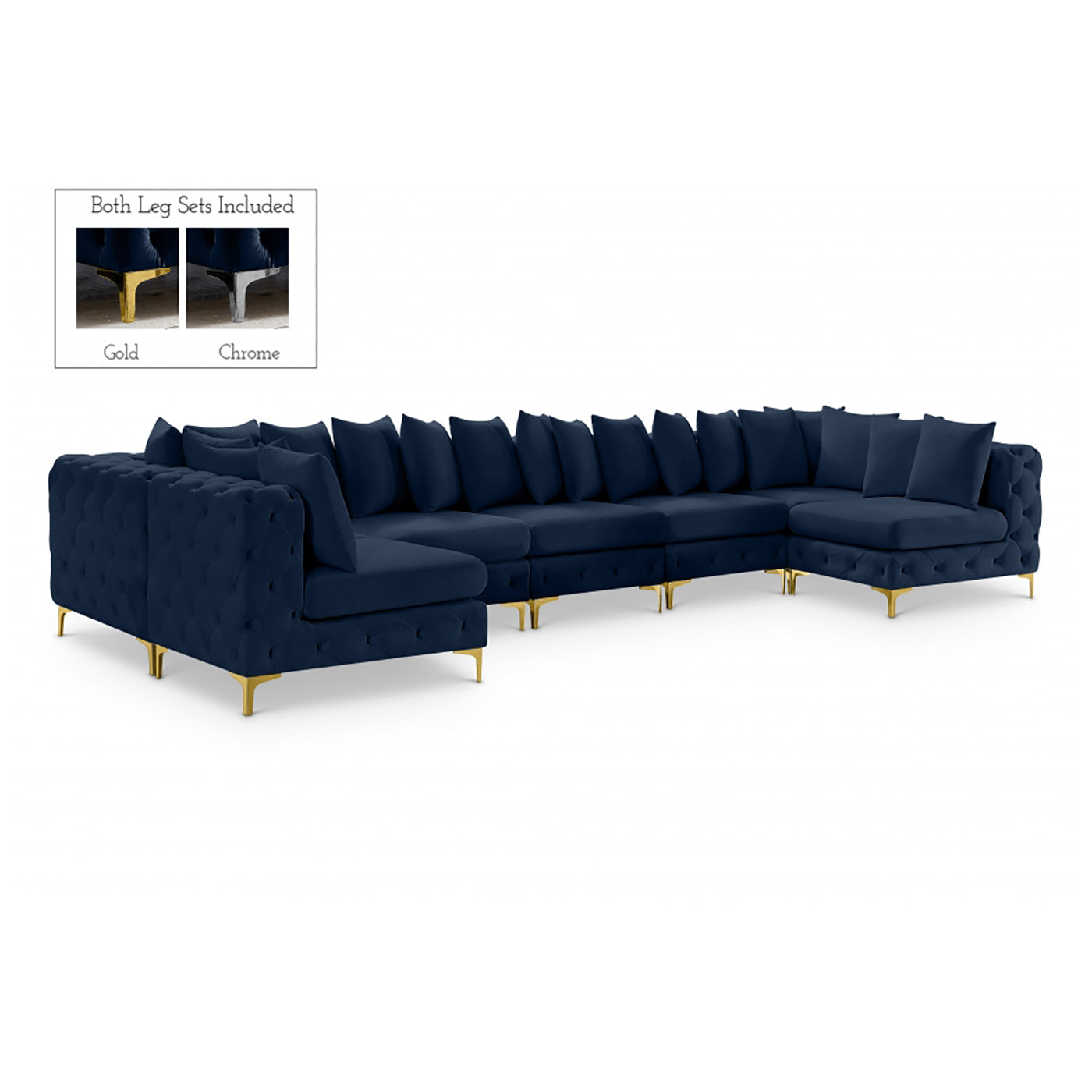 Tremblay Velvet Modular Sectional